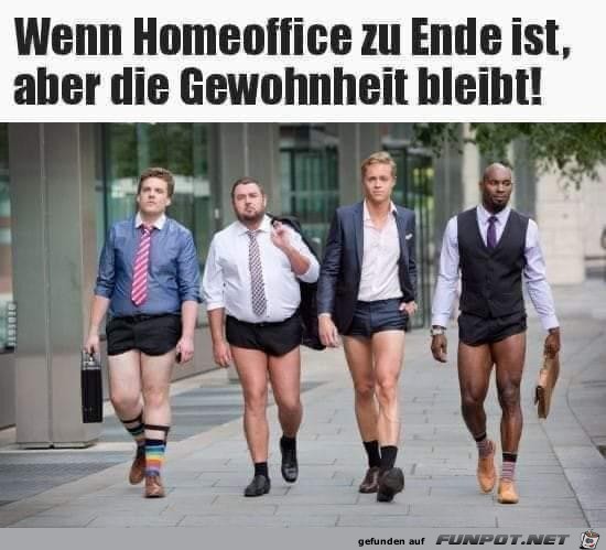 Wenn Homeoffice zu Ende ist...