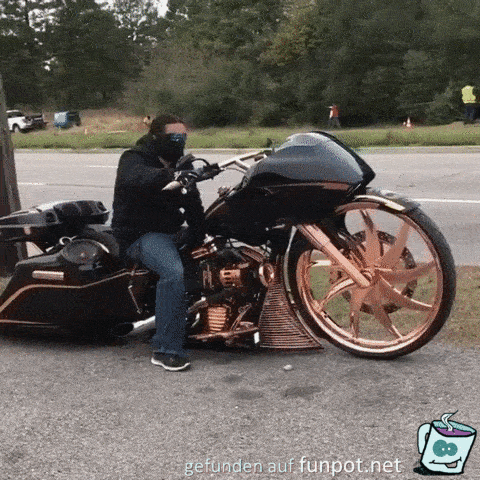 Cooles Motorrad