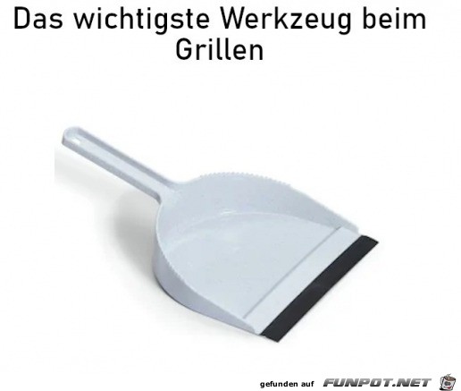 Werkzeug beim Grillen