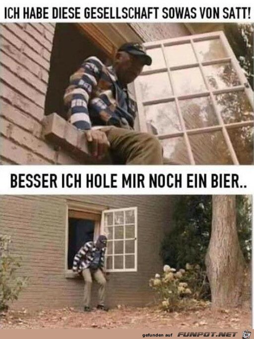 Ich habe die Gesellschaft satt Ich habe die Gesellschaft satt