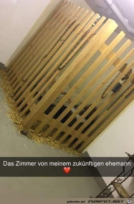 Das Zimmer meines zuknftigen Mannes