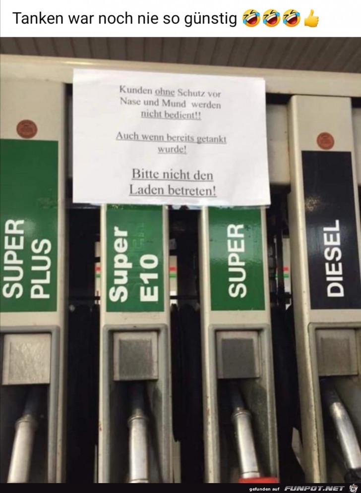 Tanken war noch nie so billig