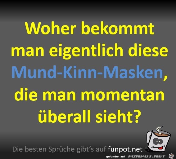 Mund-Kinn-Masken