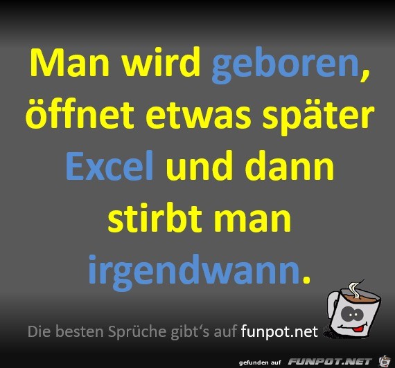 So ist das mit Excel