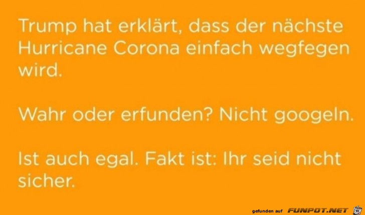 Trump hat erklärt Trump hat erklärt