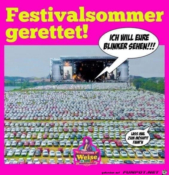 Festivalsommer gerettet Festivalsommer gerettet