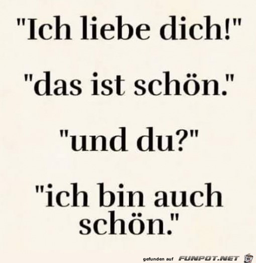 Ich liebe dich Ich liebe dich