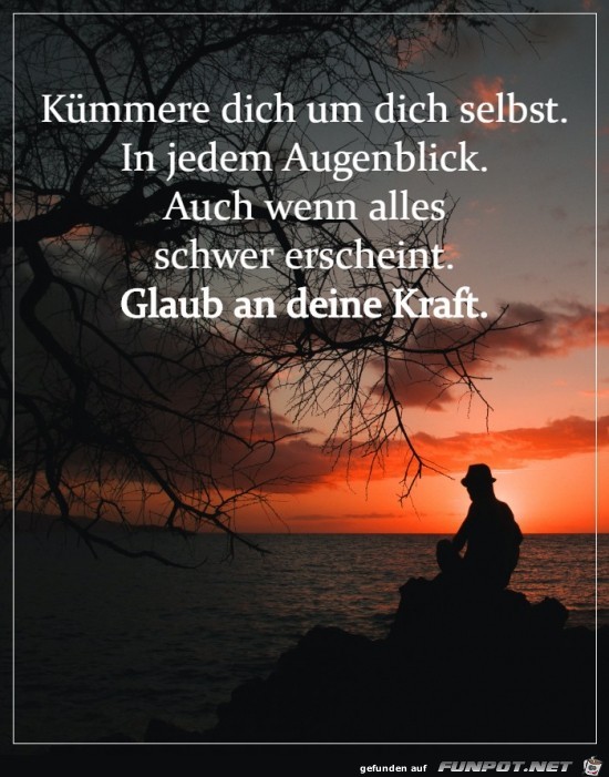 Glaub an deine Kraft