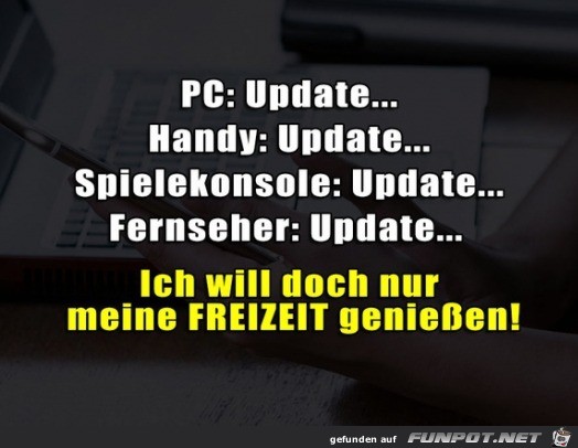 alle machen ein Update