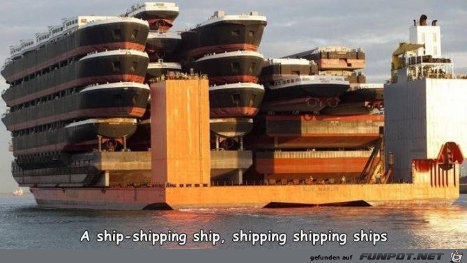 Schiff mit Schiffen