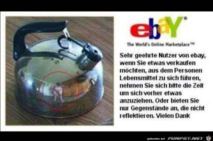 Sehr geehrter Nutzer von eBay