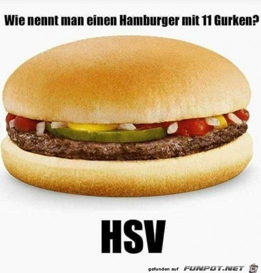 Hamburger mit 11 Gurken