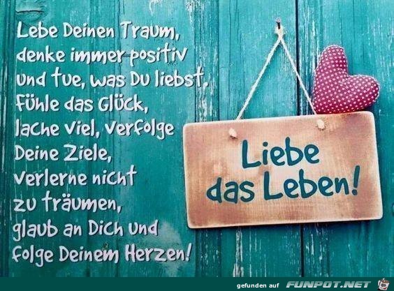 Liebe das Leben