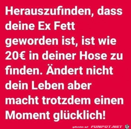 Wenn deine Ex fett geworden ist