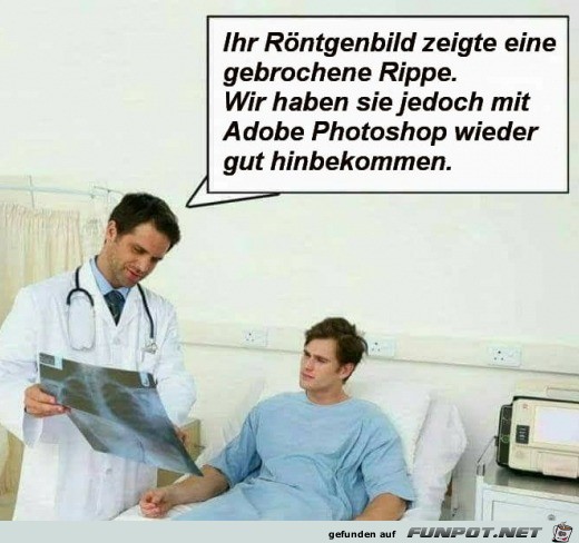 Gebrochene Rippe wieder gut hinbekommen