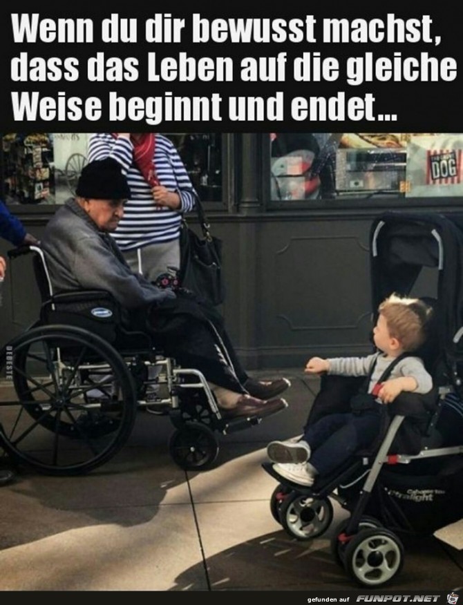 wenn du dir bewusst machst........