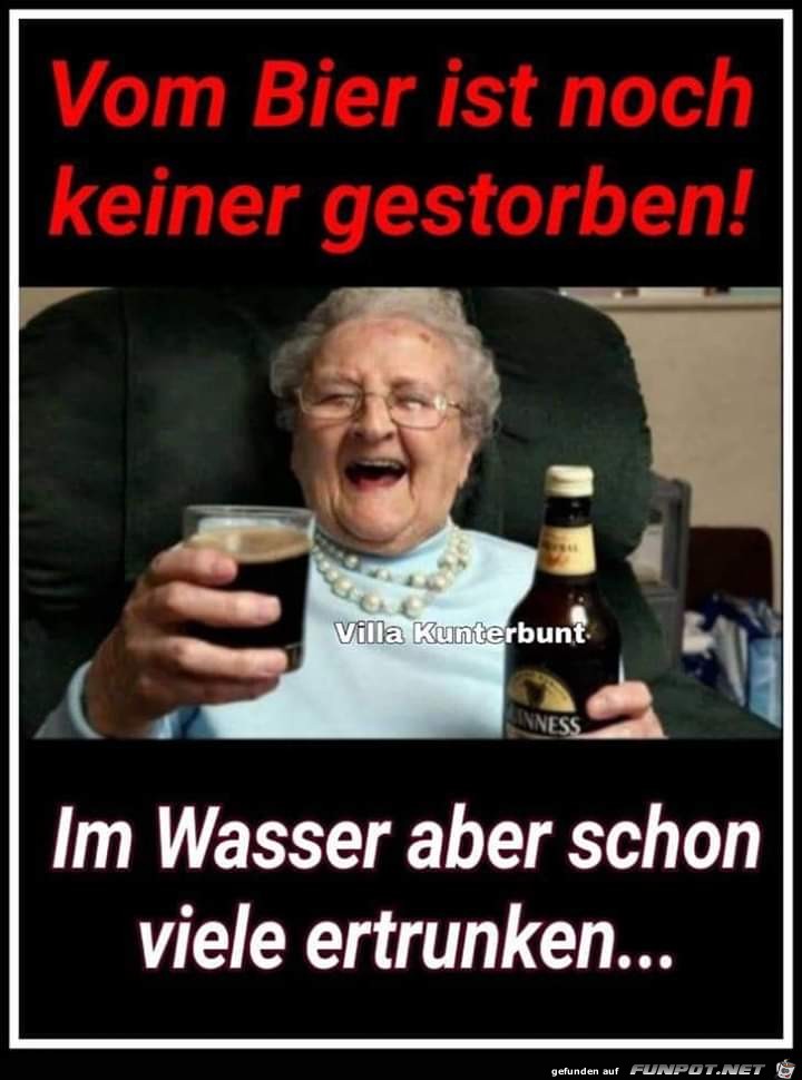 Bier ist doch Gesund