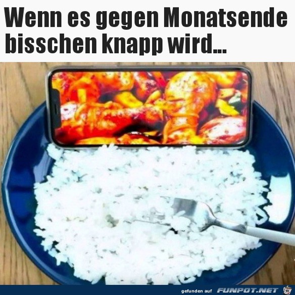 Wenn das Geld etwas knapp wird