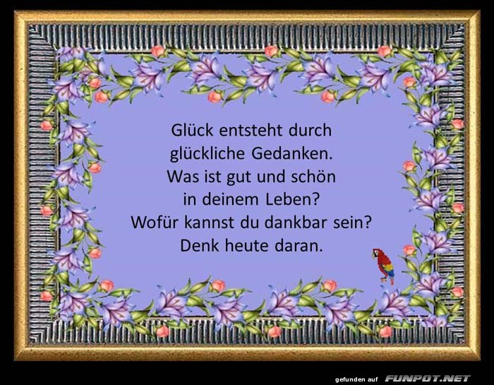 Glueck entsteht