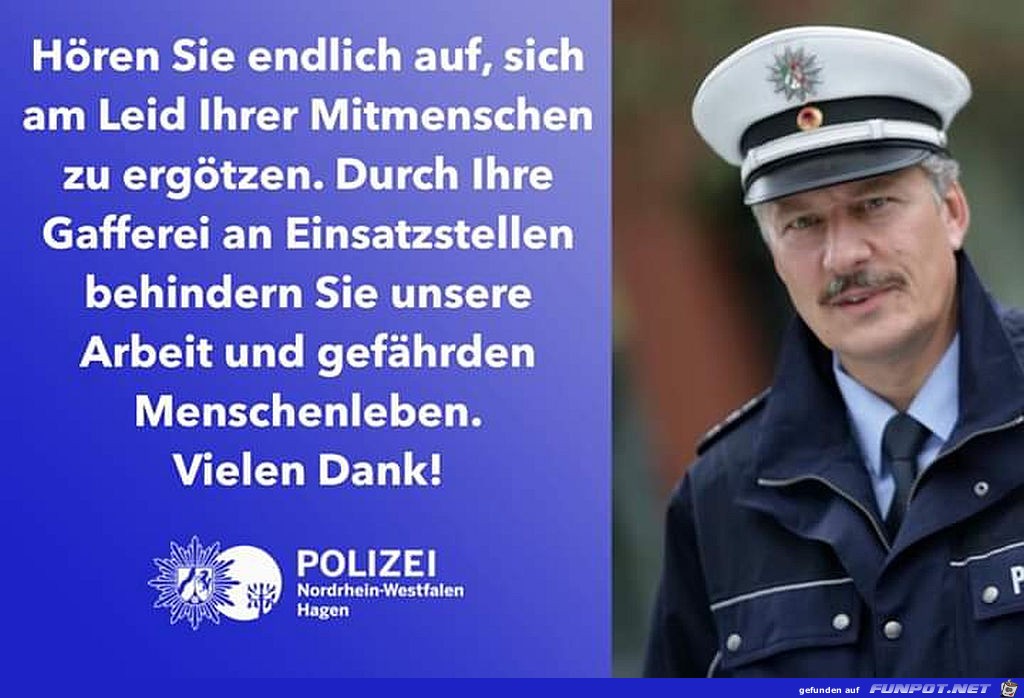 Einsatzkrfte begaffen