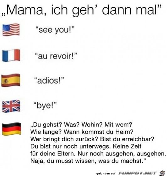 Ich geh dann mal