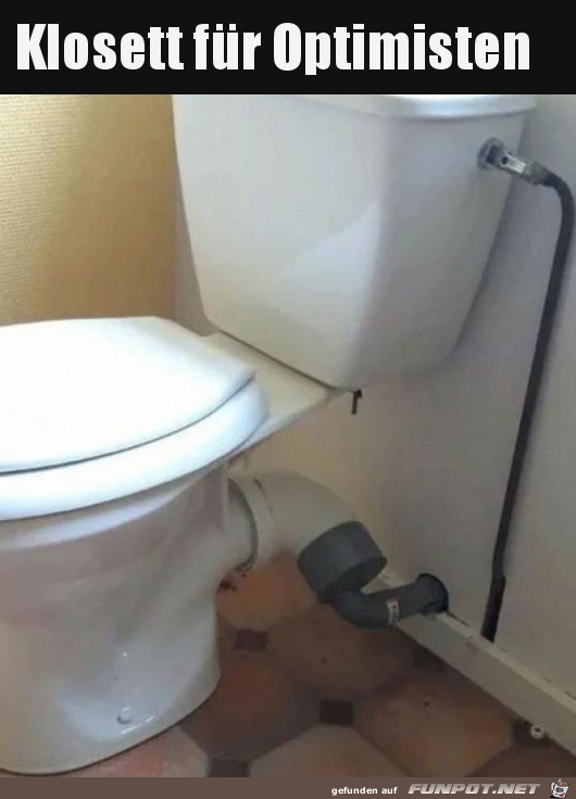 Toilette fr Optimisten