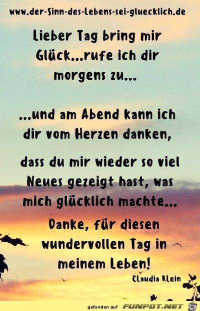 Lieber Tag...