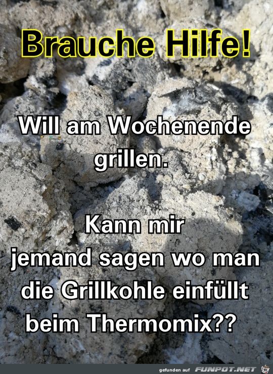 Grillkohle