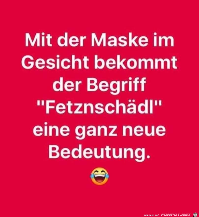 mit der Maske