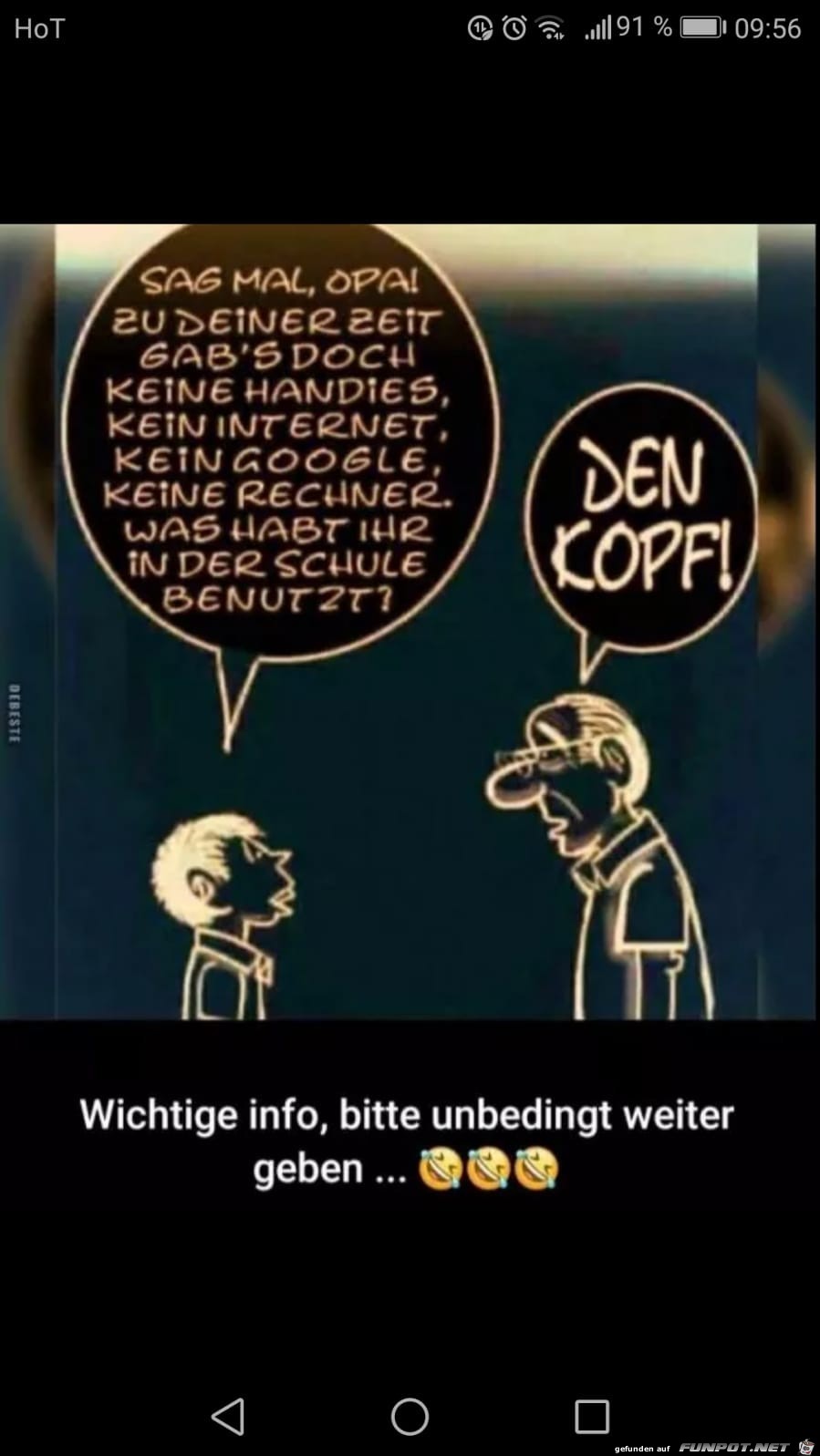 Den Kopf