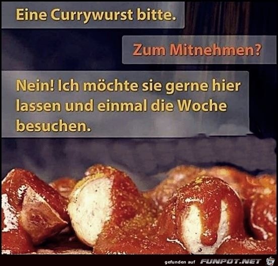 Eine Currywurst