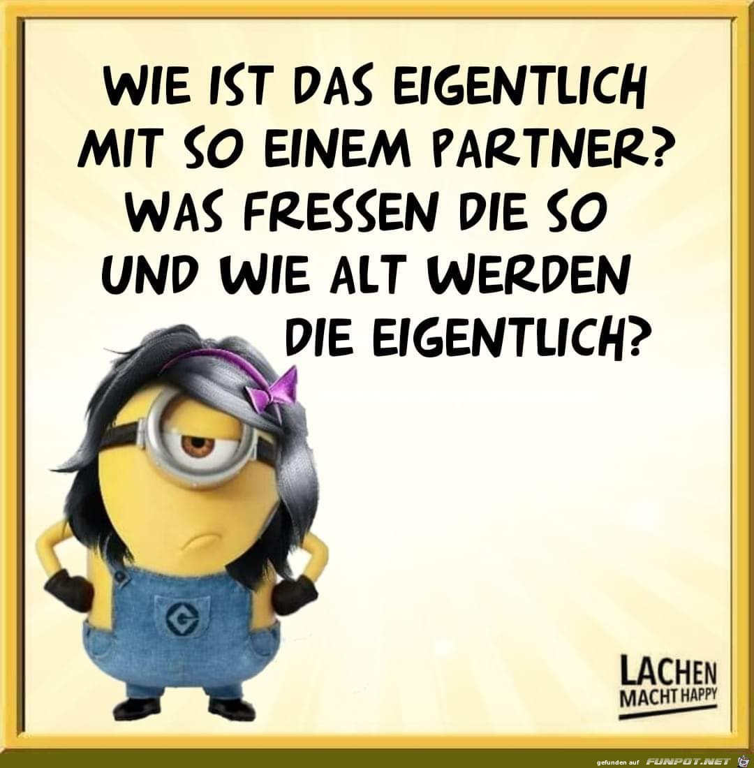 Wie ist das mit einem Partner...