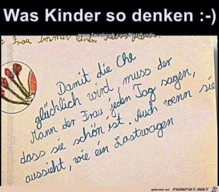 Was Kinder so denken