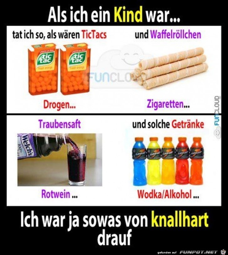 als ich ein Kind war.....