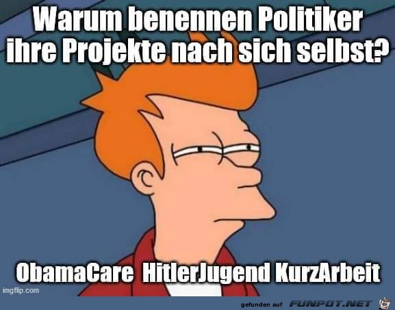 warum benennen Politiker