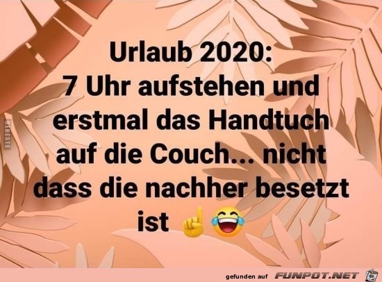 urlaub 2020