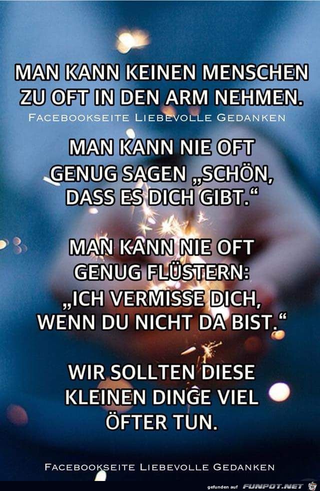 Man kann...