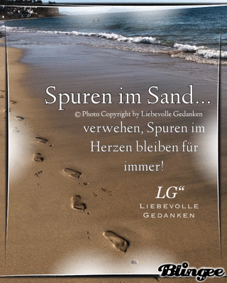 Spuren im Sand...