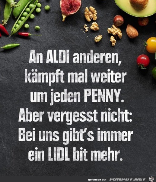 Discounter-Spruch