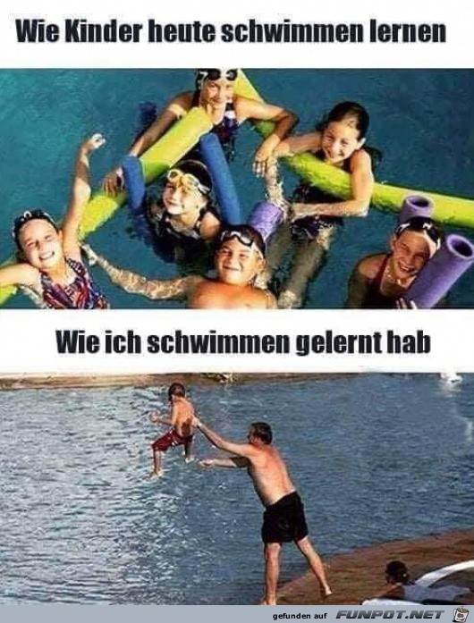 Schwimmen lernen frher