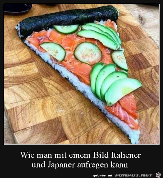 Japanische Pizza Japanische Pizza