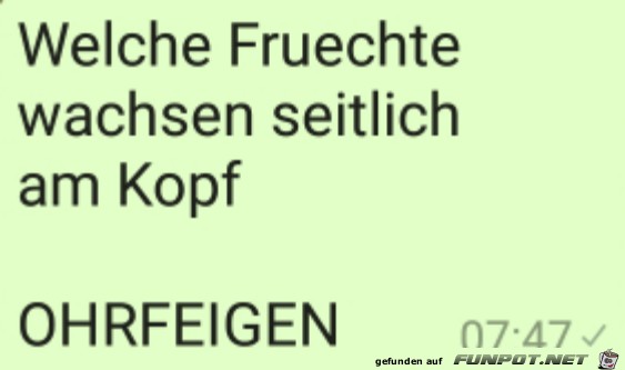 Welche Fruechte