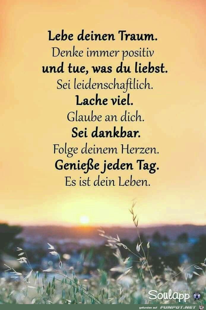 Lebe deinen Traum