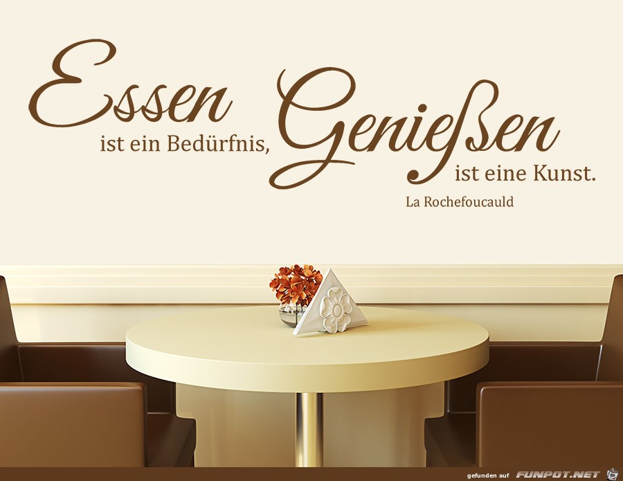 Essen ist ein Bedrftnis