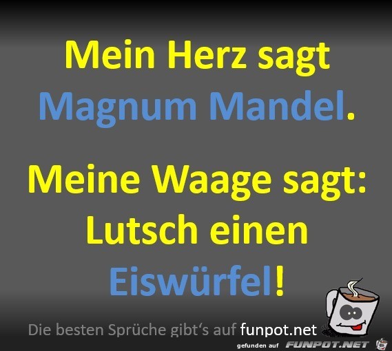 Herz und Waage sind sich nicht einig