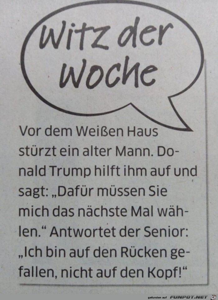 Witz der Woche