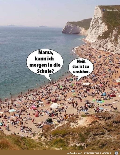 Kann ich morgen zur Schule gehen?