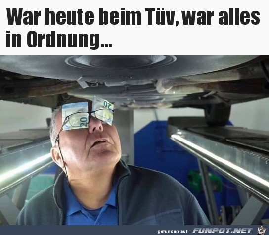 Beim TV war alles in Ordnung