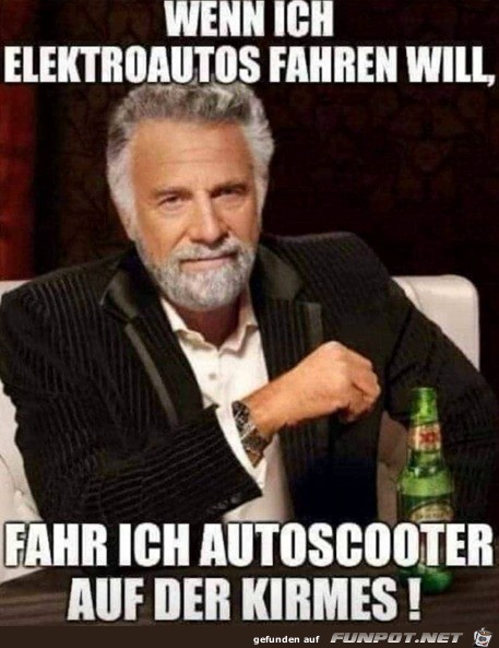 Wenn ich Elektroautos fahren will