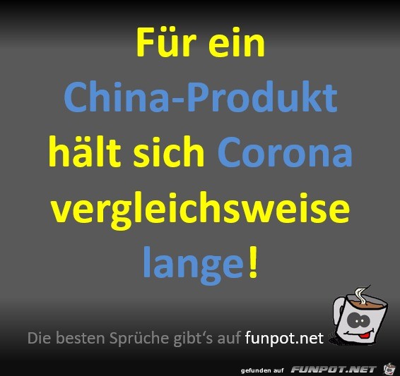 Corona als China-Produkt